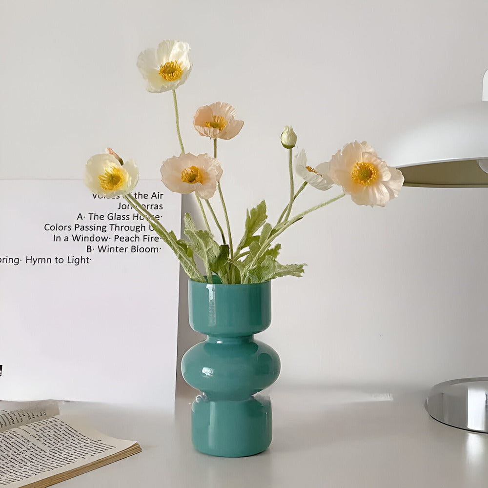 Colorful Modern Glass Vase Decor - Yeezlab
