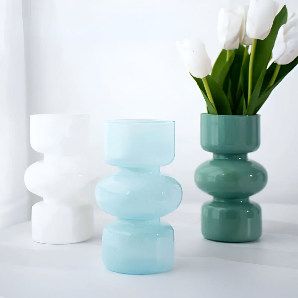 Colorful Modern Glass Vase Decor
