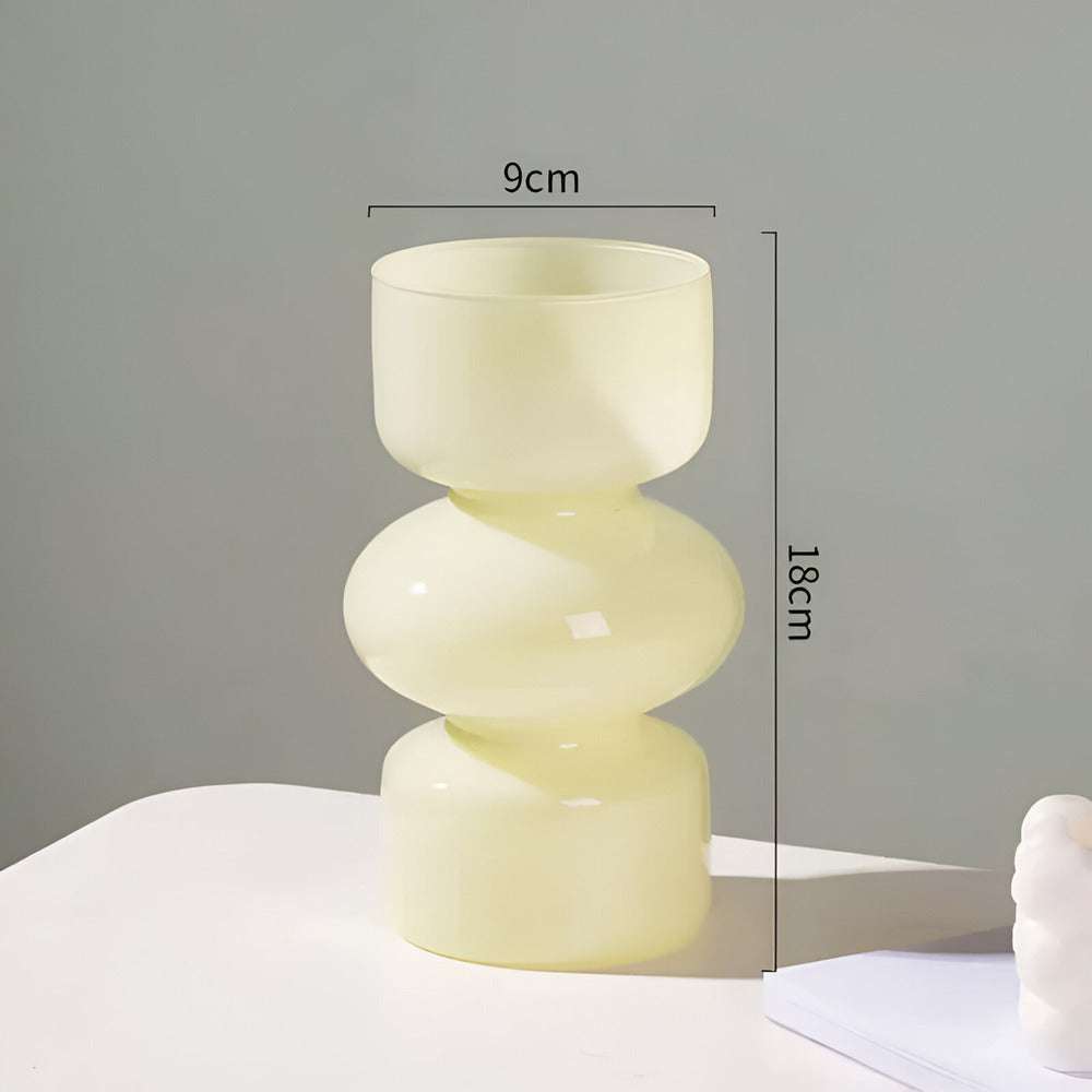 Colorful Modern Glass Vase Decor
