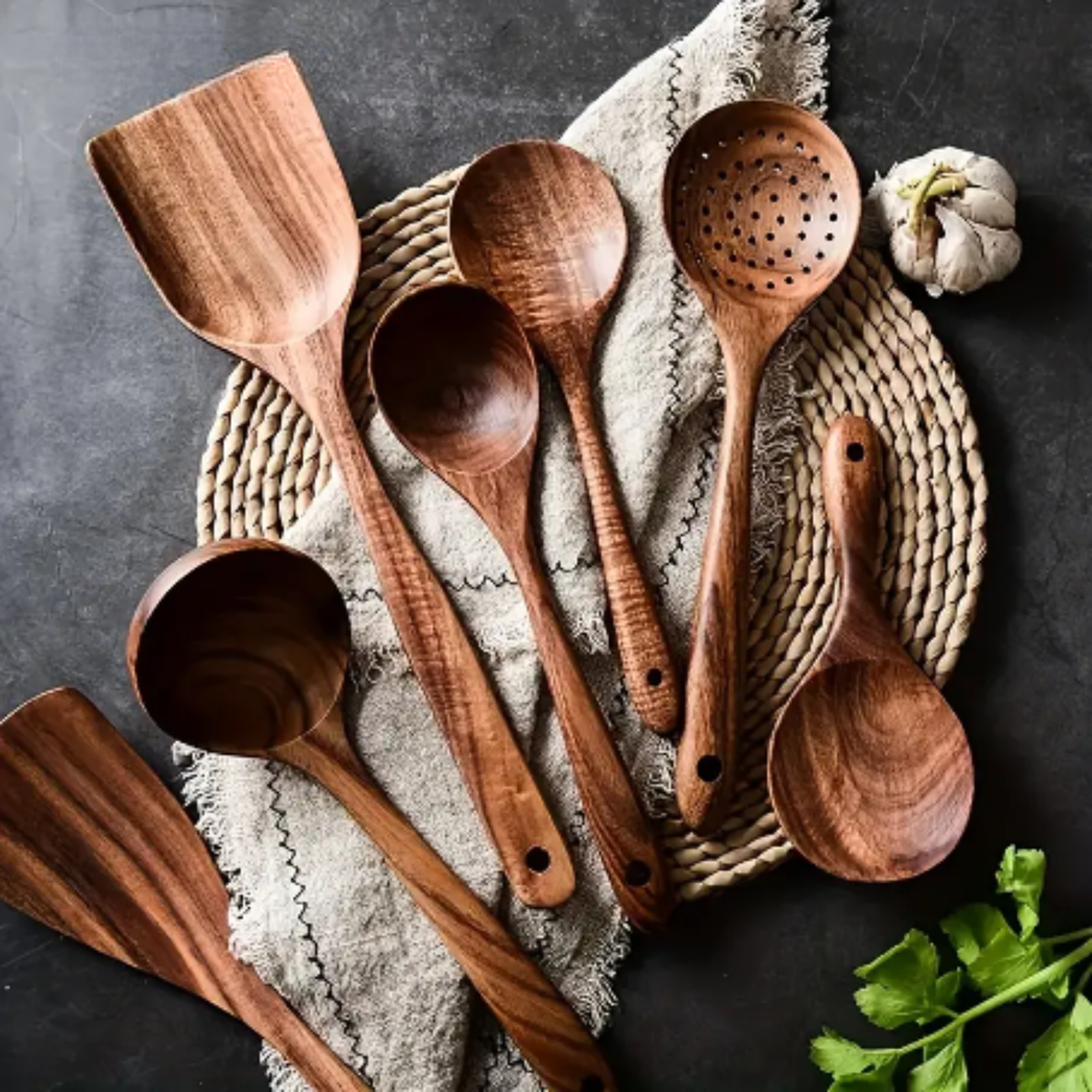 Premium Wood Kitchen Tool Set - Yeezlab
