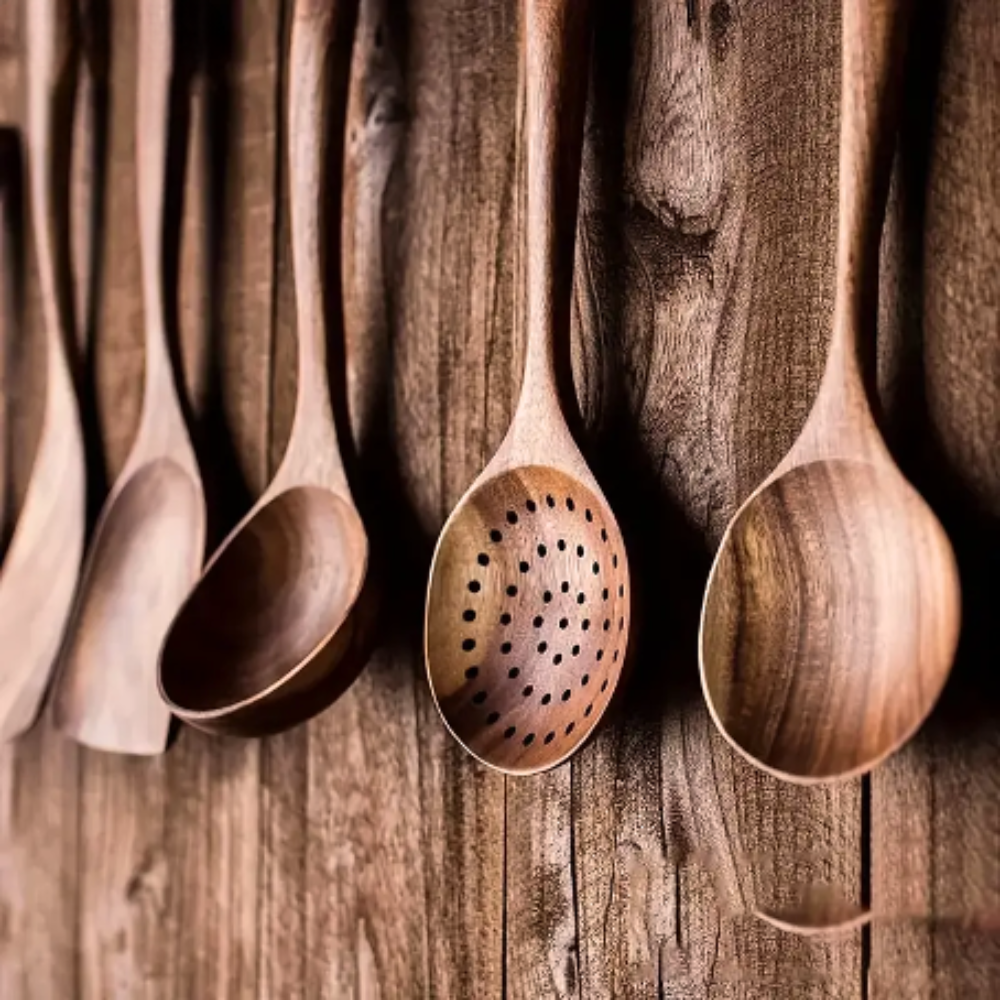 Premium Wood Kitchen Tool Set