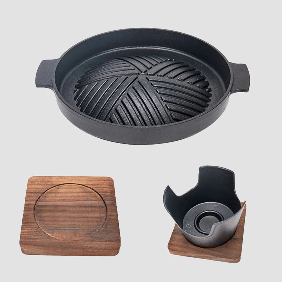 Compact Portable Gas BBQ Grill Set