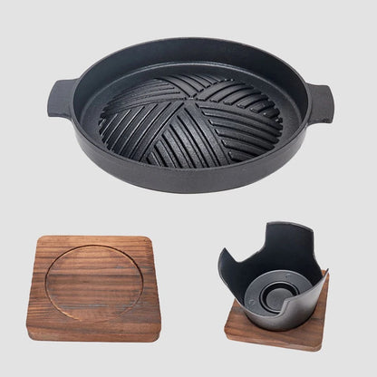 Compact Portable Gas BBQ Grill Set