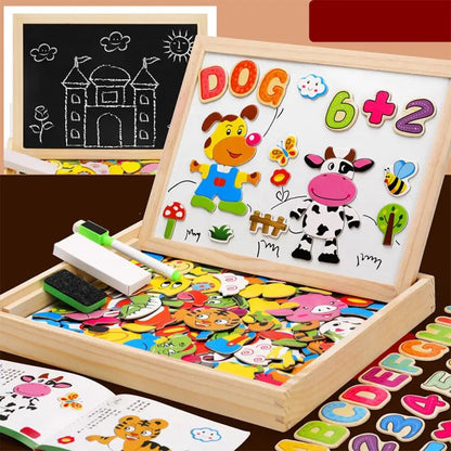 Yeezlab | Dual Magnetic Blackboard & Whiteboard for Children
