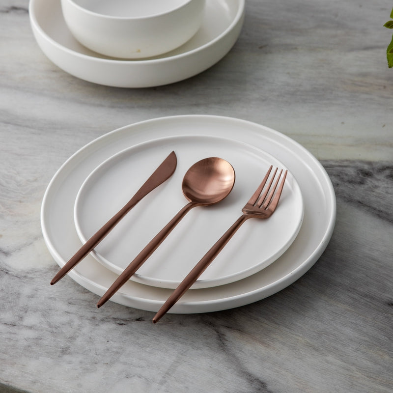Modern Steel Flatware Simple Elegance