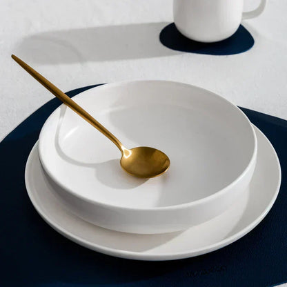 Premium Metal Flatware Set in Trendy Colors