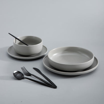 Premium Modern 20pc Titanium Flatware Set