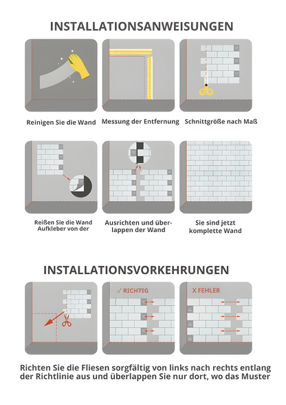 Easy Stick 3D Wall Tiles | Waterproof and Drill-Free