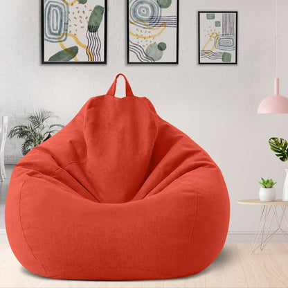 Premium Linen Bean Bag Chair - Comfortable Relaxation Seat
