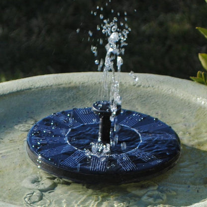 Solar Powered Fountain Pump for Garden or Pond Decoration