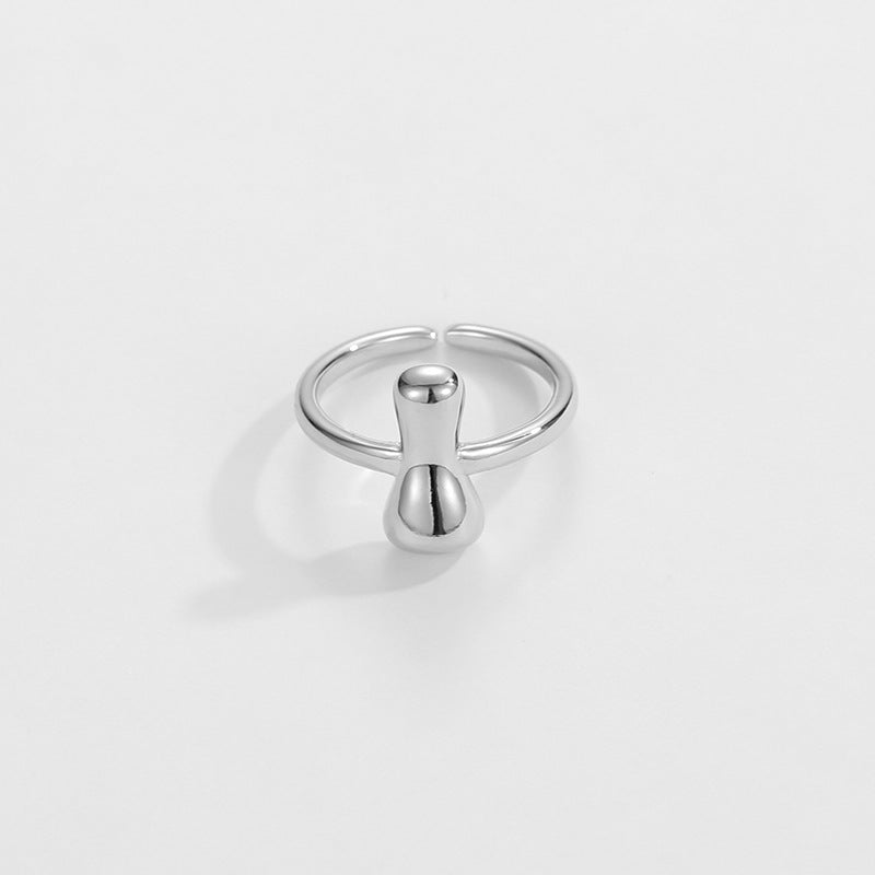Fashionable Alphabet Initial Ring