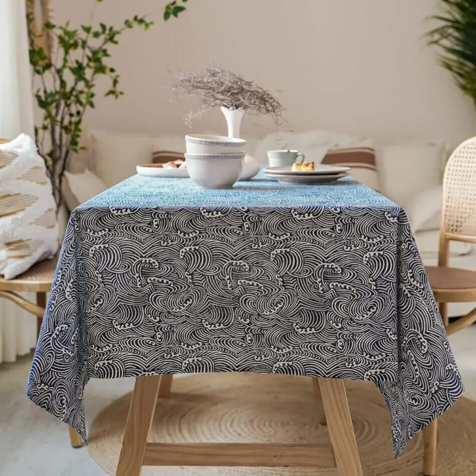 Natural Fiber Japanese Inspired Table Cover - Yeezlab