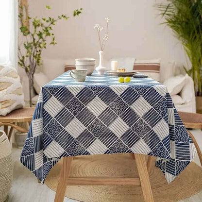 Natural Fiber Japanese Inspired Table Cover