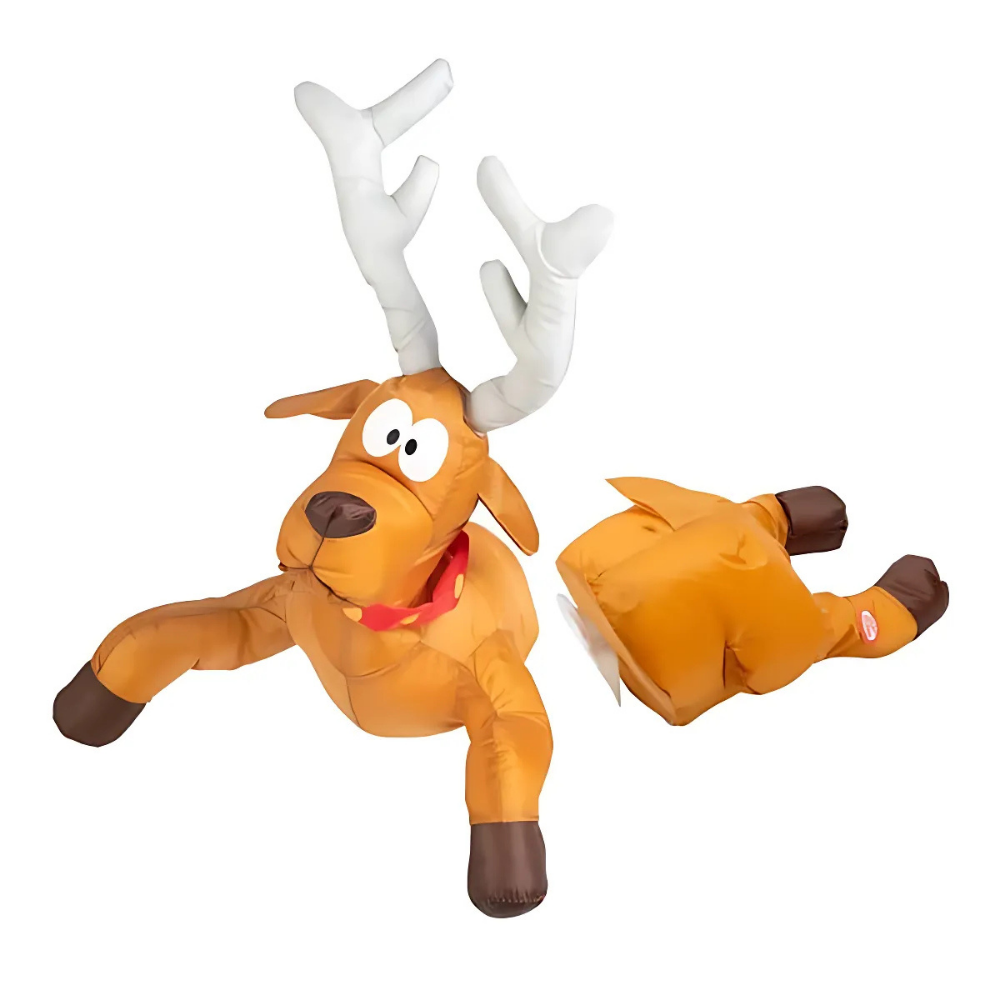 Fun Holiday Window Clings Santa Reindeer Decor