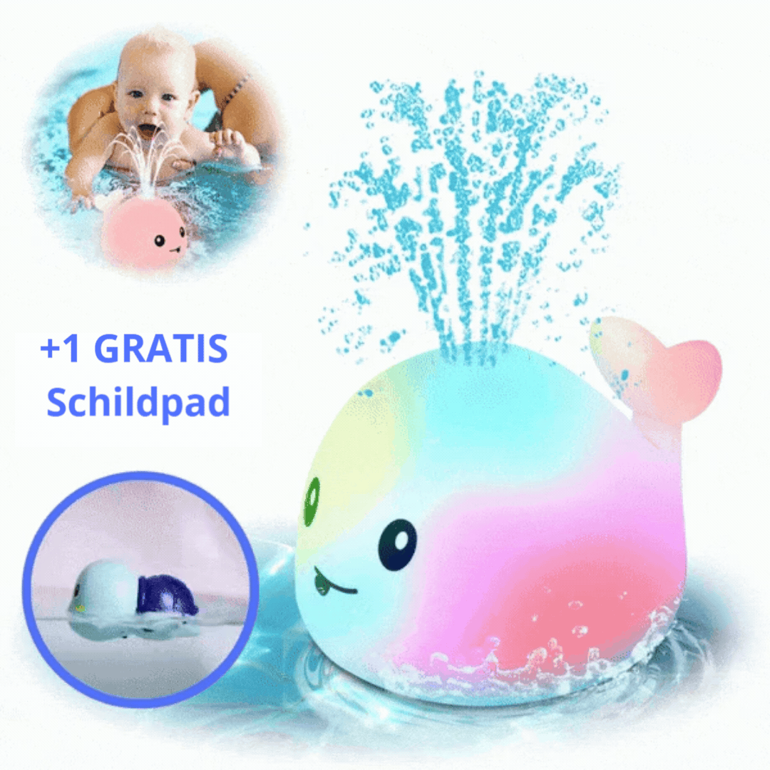 Colorful Whale Bath Toy Set - Yeezlab