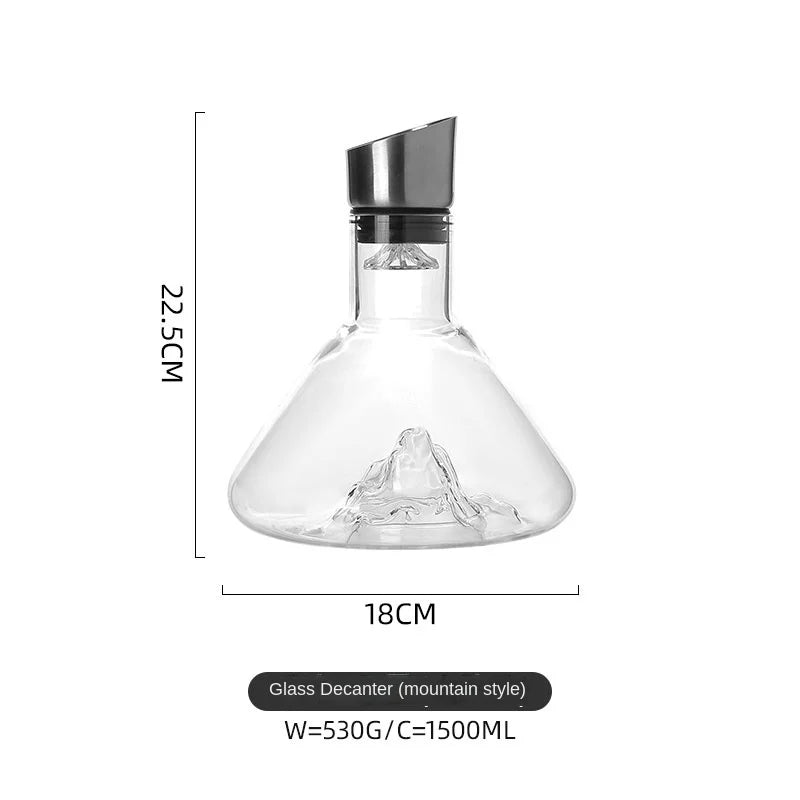 Luxury Crystal Glass Wine Decanter