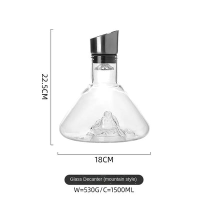 Luxury Crystal Glass Wine Decanter