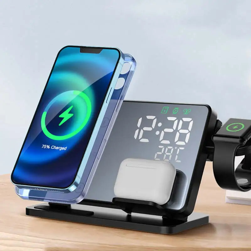 Wireless Charging Station for iPhone, Watch & AirPods - Yeezlab