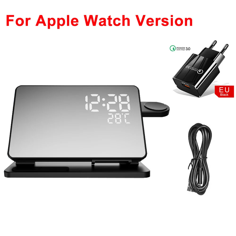 Wireless Charging Station for iPhone, Watch & AirPods