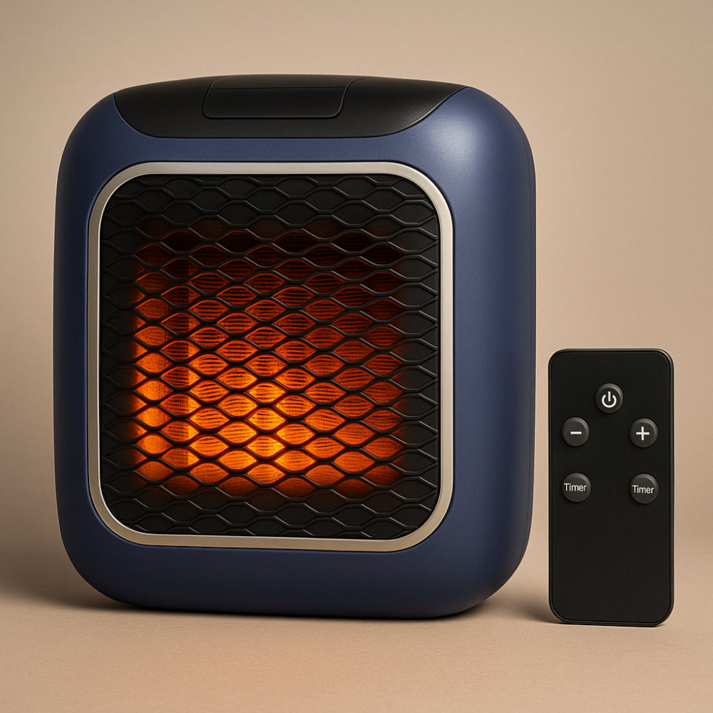 Compact Electric Wall Heater with Thermostat