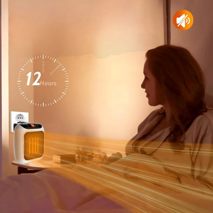 Compact Electric Wall Heater with Thermostat