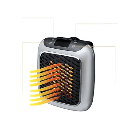 Compact Electric Wall Heater with Thermostat