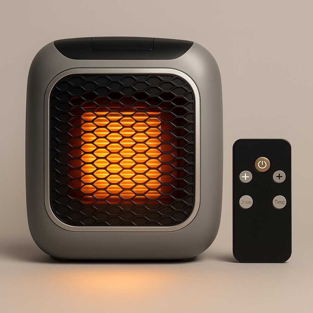 Compact Electric Wall Heater with Thermostat - Yeezlab
