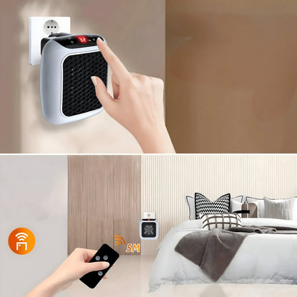 Compact Electric Wall Heater with Thermostat