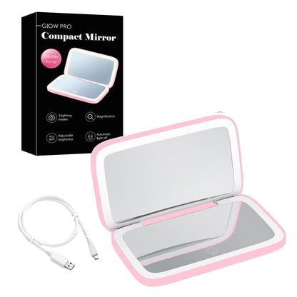 Portable LED Makeup Mirror 1X 10X Magnification - Yeezlab