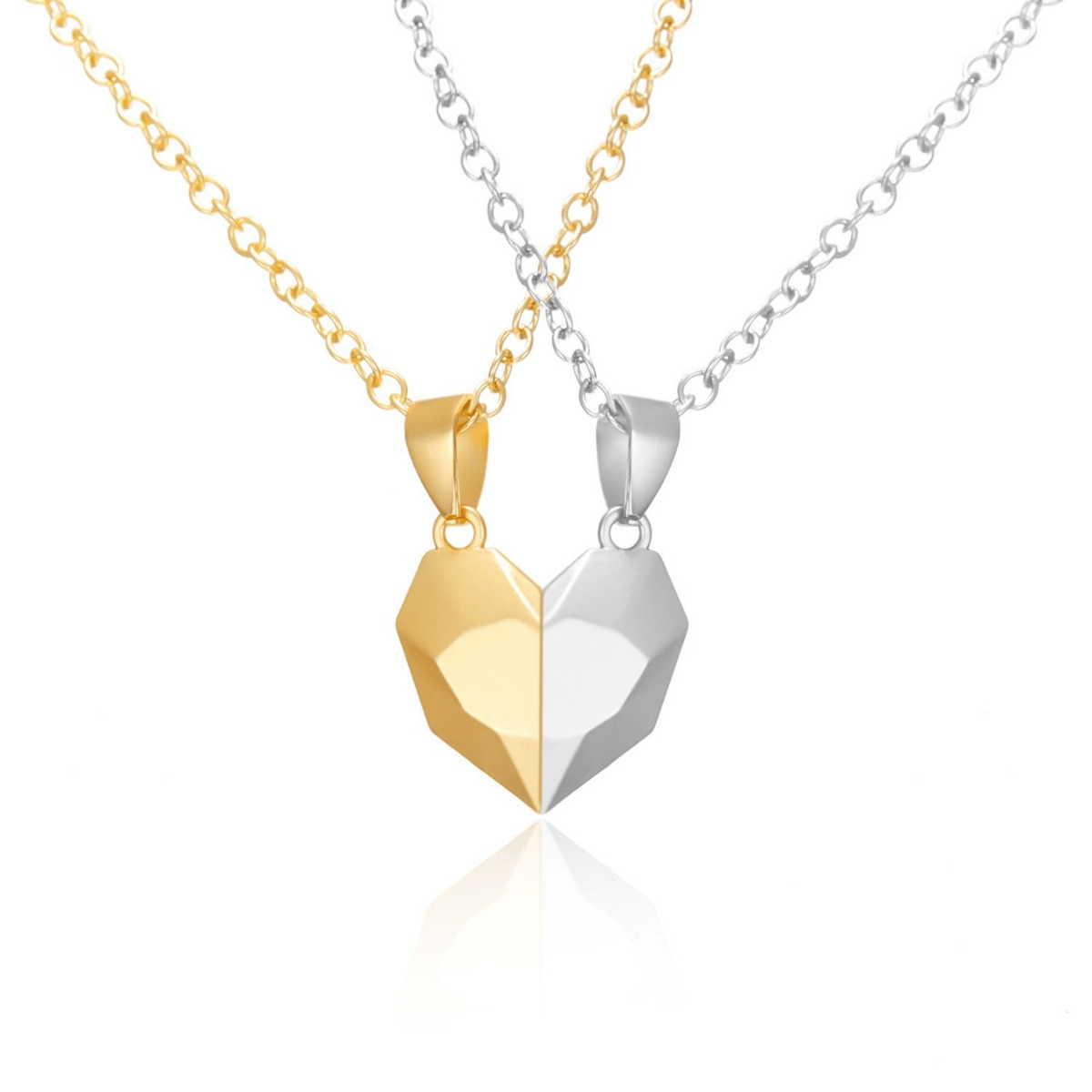 Magnetic Couple Pendant Necklace for Forever Love