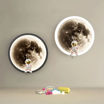 Cool LED Moon Wall Light