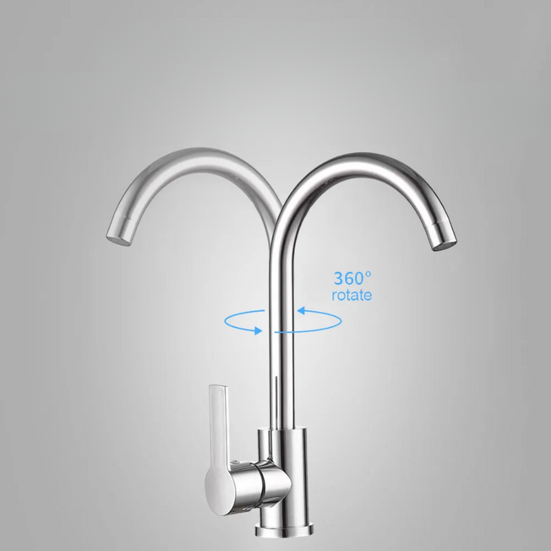 Premium Chrome Kitchen Sink Faucet