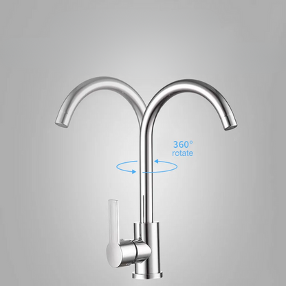 Premium Chrome Kitchen Sink Faucet