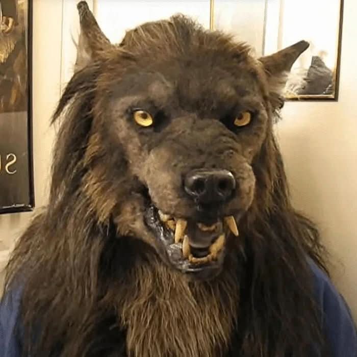 Scary Werewolf Latex Mask for Halloween Costume