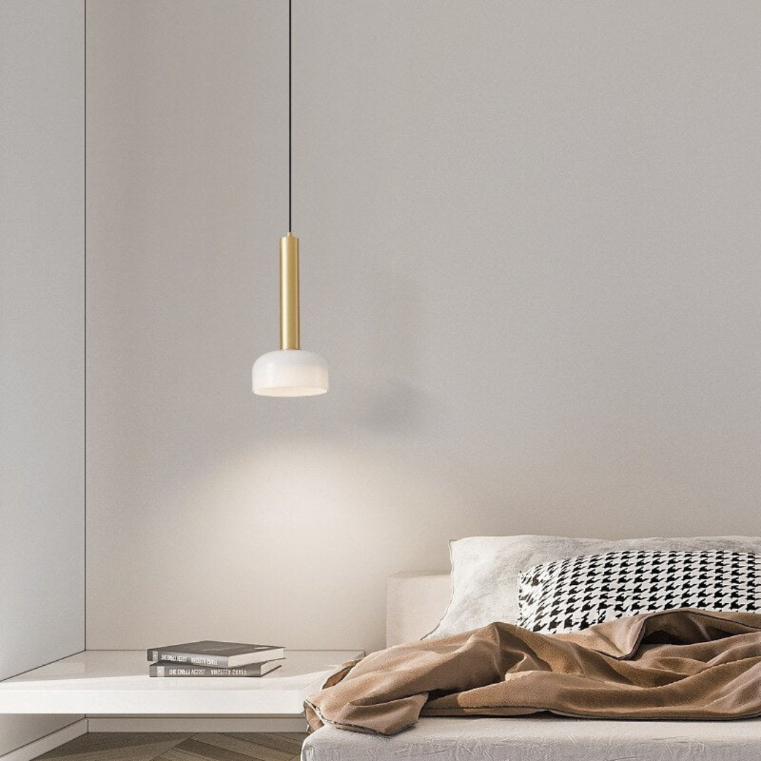 Sleek Modern Copper LED Pendant Light