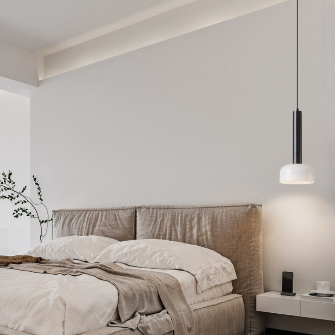 Sleek Modern Copper LED Pendant Light
