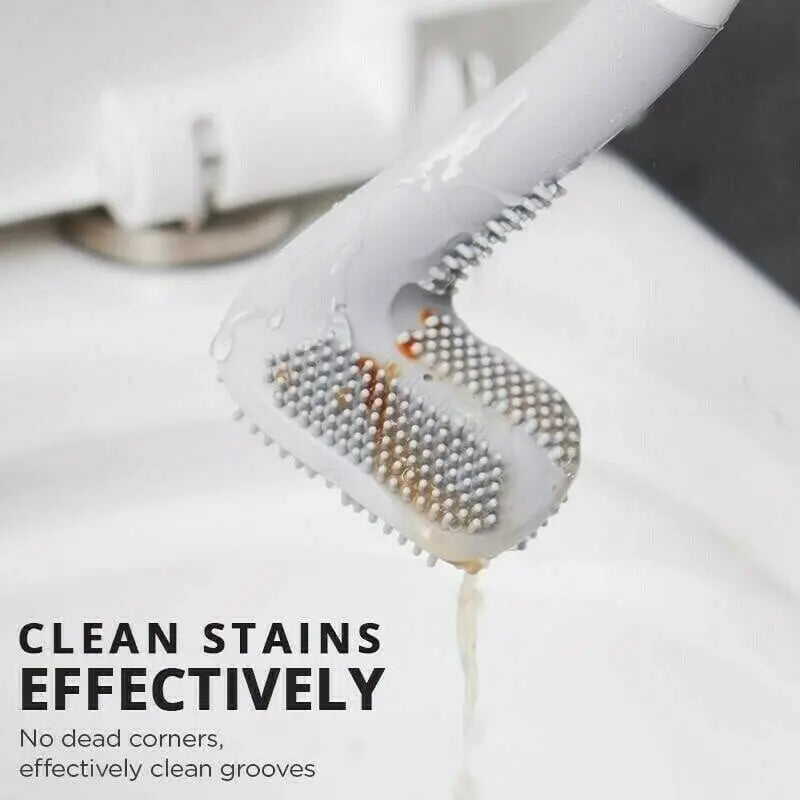 Deep Clean Toilet Brush - Extended Reach Corner Cleaner