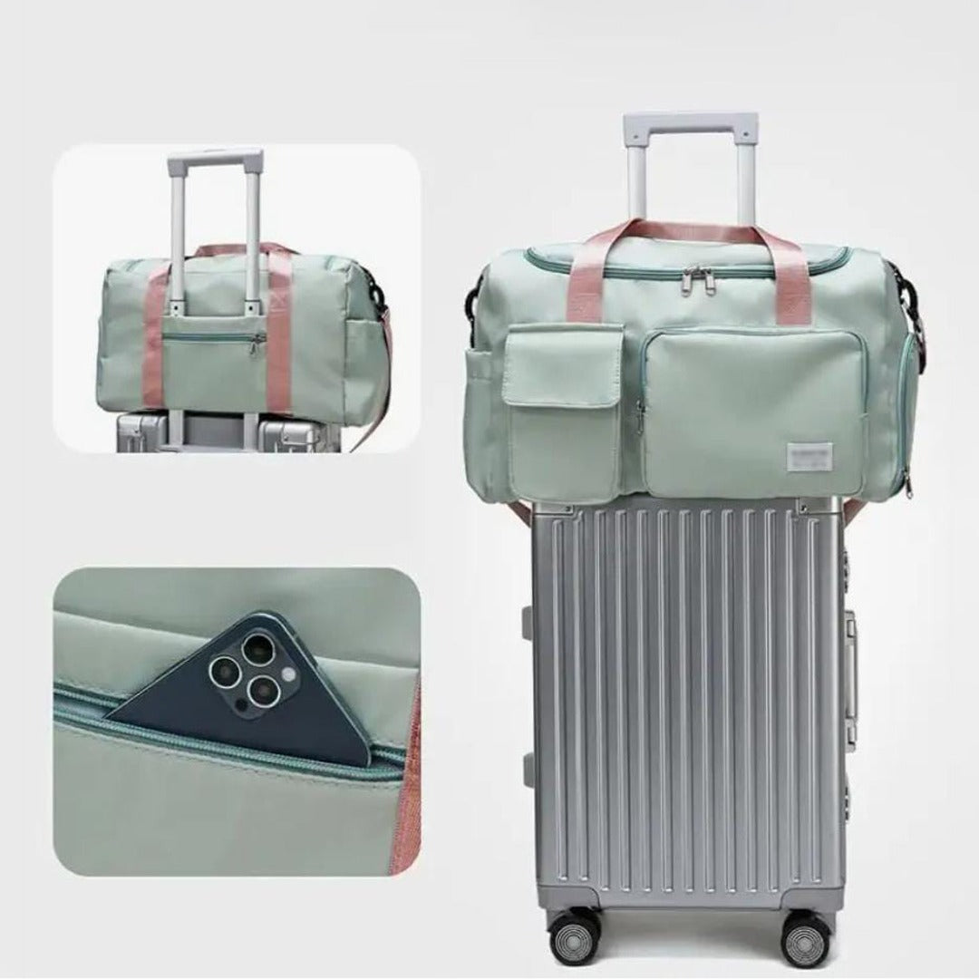 Versatile Water Resistant Duffel Bag for Gym Travel