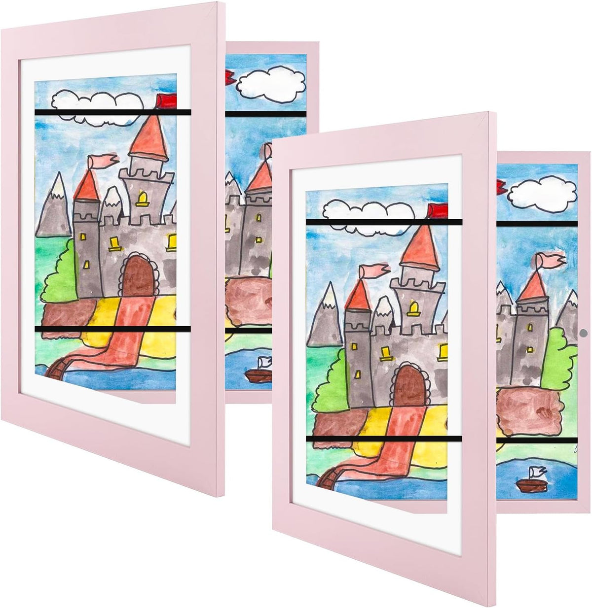 Colorful Kids Art Magnetic Picture Frame