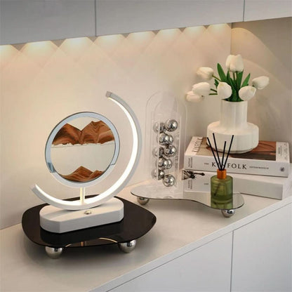 Colorful LED Desk Lamp with USB Port and Calming Glow