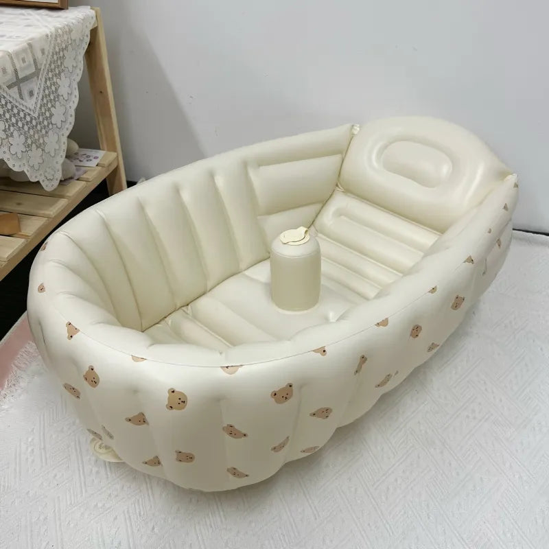 Portable Baby Bath Tub | Inflatable & Compact - Yeezlab
