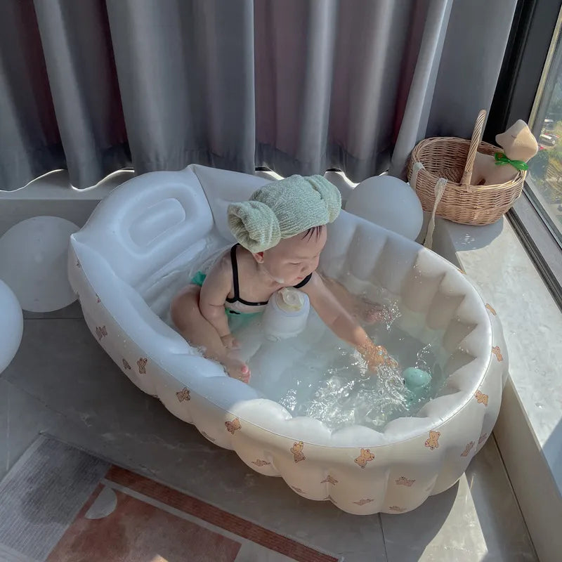 Portable Baby Bath Tub | Inflatable & Compact