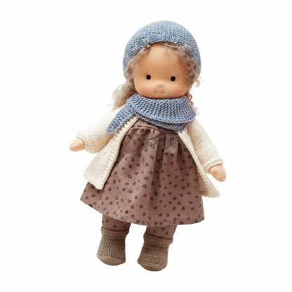 Soft Plush Waldorf Doll for Kids Creative Play