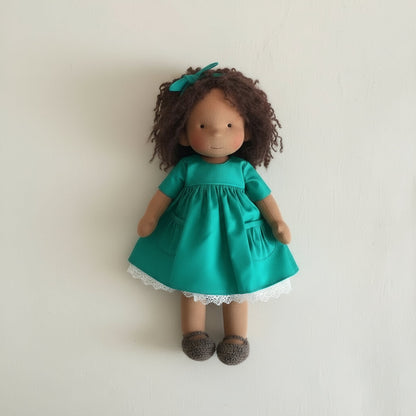 Soft Plush Waldorf Doll for Kids Creative Play