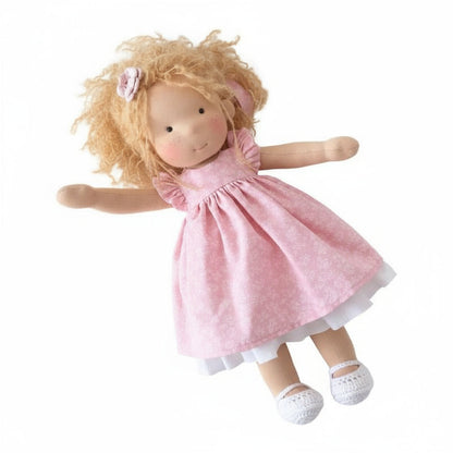 Soft Plush Waldorf Doll for Kids Creative Play