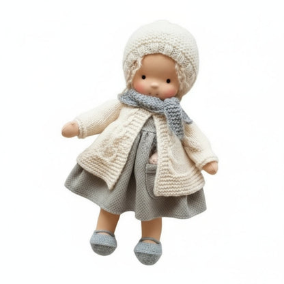 Soft Plush Waldorf Doll for Kids Creative Play