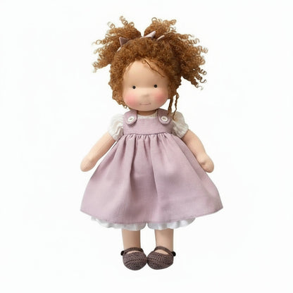 Soft Plush Waldorf Doll for Kids Creative Play
