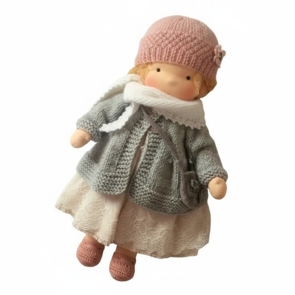 Soft Plush Waldorf Doll for Kids Creative Play