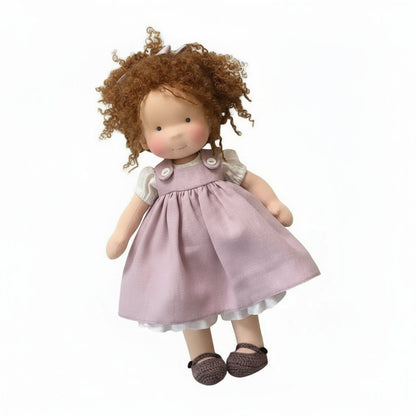 Soft Plush Waldorf Doll for Kids Creative Play