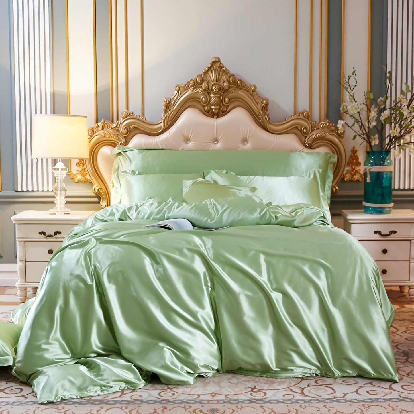 Premium Soft Silk Bedding Set